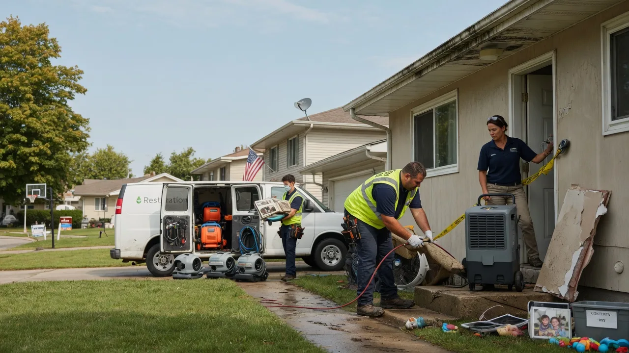 Water Damage Restoration in Rebuck, PA near me